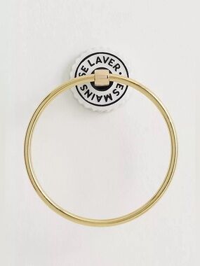 Anthropologie Claudette Towel Ring, NWT